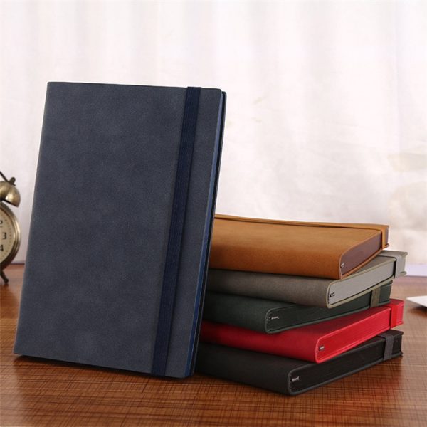 Soft Cover Yangba Leather Material A5 Plan Book With Elastic Band