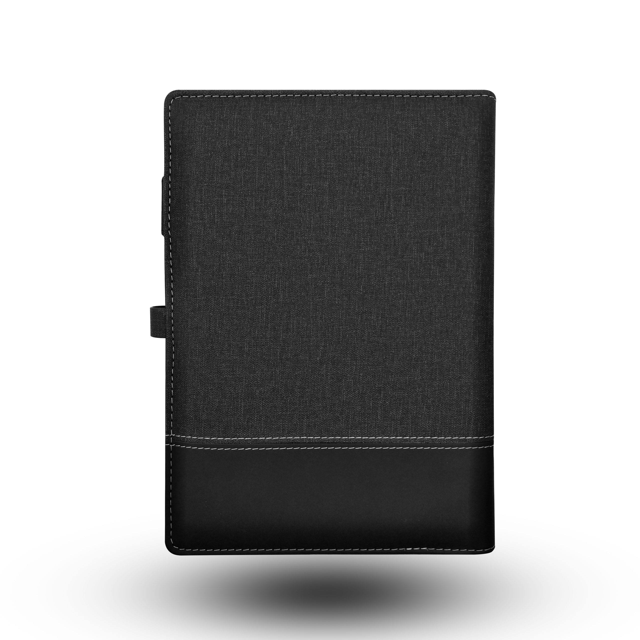 Office supplies pu leather power bank with USB blank notebook - Image 6