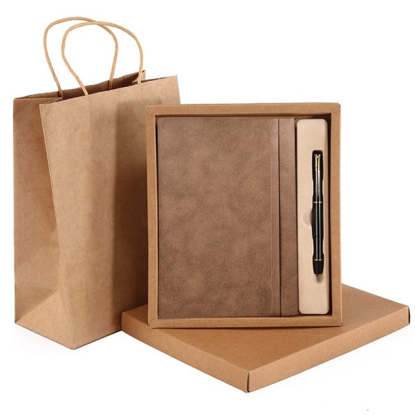 Soft Cover Yangba Leather Material A5 Plan Book With Elastic Band - Image 6