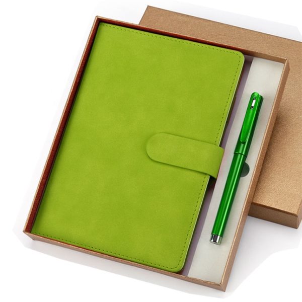 Embossed luxury a5 pu leather hardcover notebook - Image 4