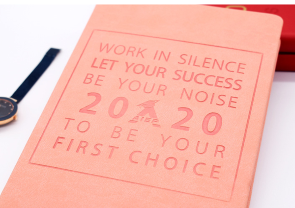 A5 hard annual calendar planner calendar with page labels - Image 3