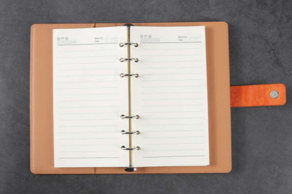 a6 imitation leather business retro loose-leaf book customization - Image 4
