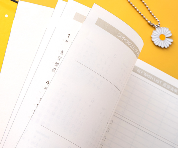 Creative small fresh notebook diary with LOGO printed - Image 4