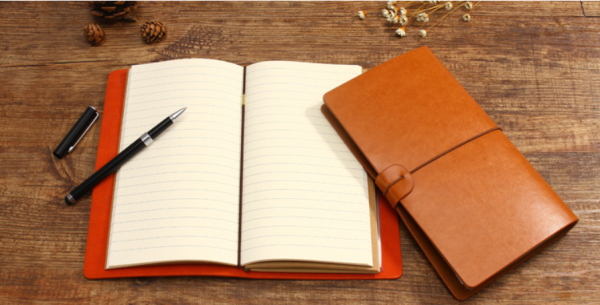 Business custom logo retro loose-leaf notepad portable A6 hand ledger - Image 3