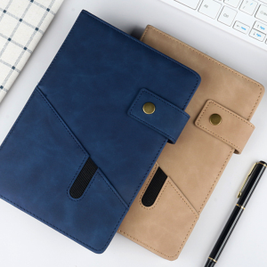 a5 notebook business office notepad retro leather buckle