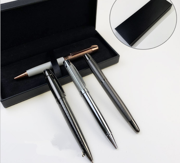 Laser LOGO plated metal ballpoint pen - Image 3