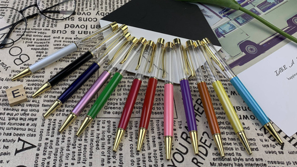New Creative Dried Flowers Into Oil Crystal Point Pen - Image 2