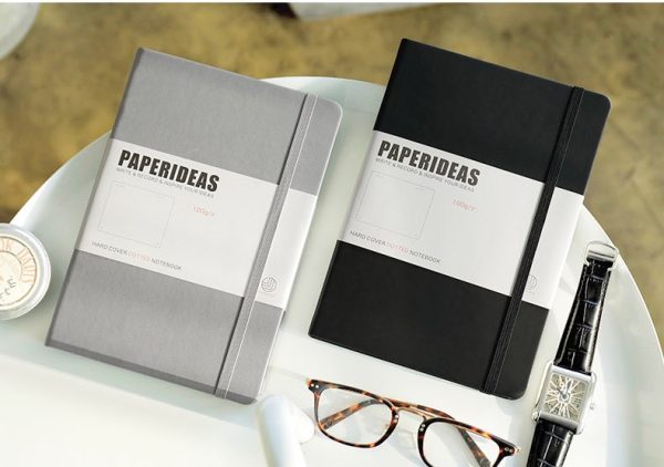 A5 Leather Elastic Band Notebook With Pen Insert Envelope Pocket - Image 7