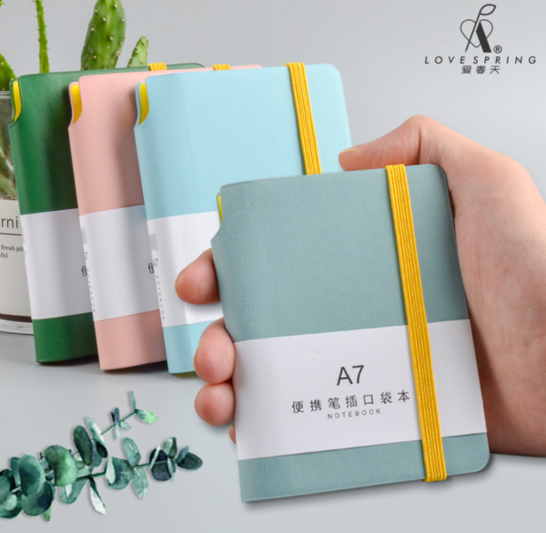 A7 portable pocket with elastic band function to insert pen - Image 2