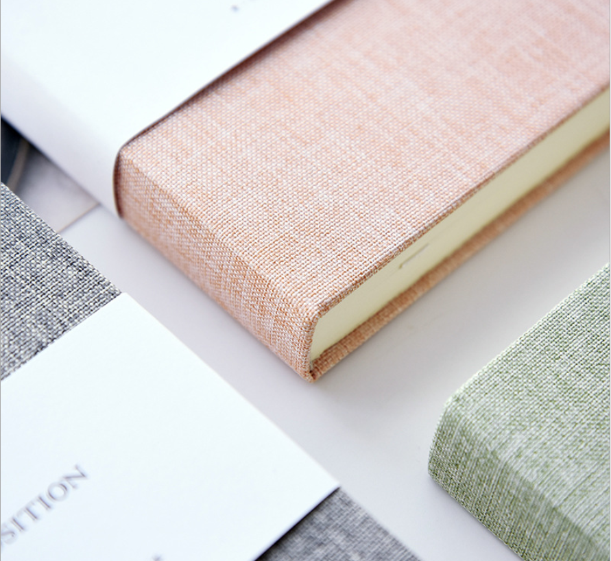 Cloth fabric custom hand-painted hardcover notebook - Image 3