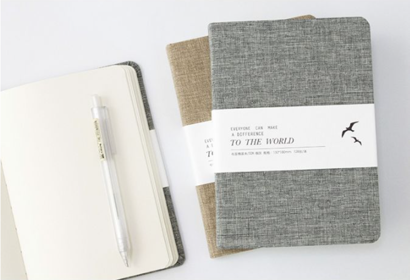 Cloth fabric custom hand-painted hardcover notebook - Image 7