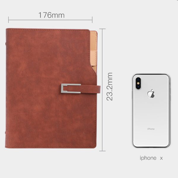 A5 yangba pu leather loose-leaf diary notepad planner - Image 6