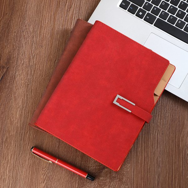 A5 yangba pu leather loose-leaf diary notepad planner - Image 3