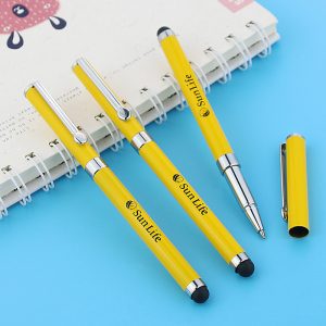 Metal gift pen custom LOGO with screen touch function