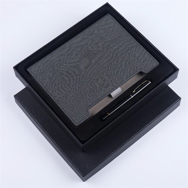 A5 Cloth Cover Binder Diary with Card Slot and Pen Insert - Image 2