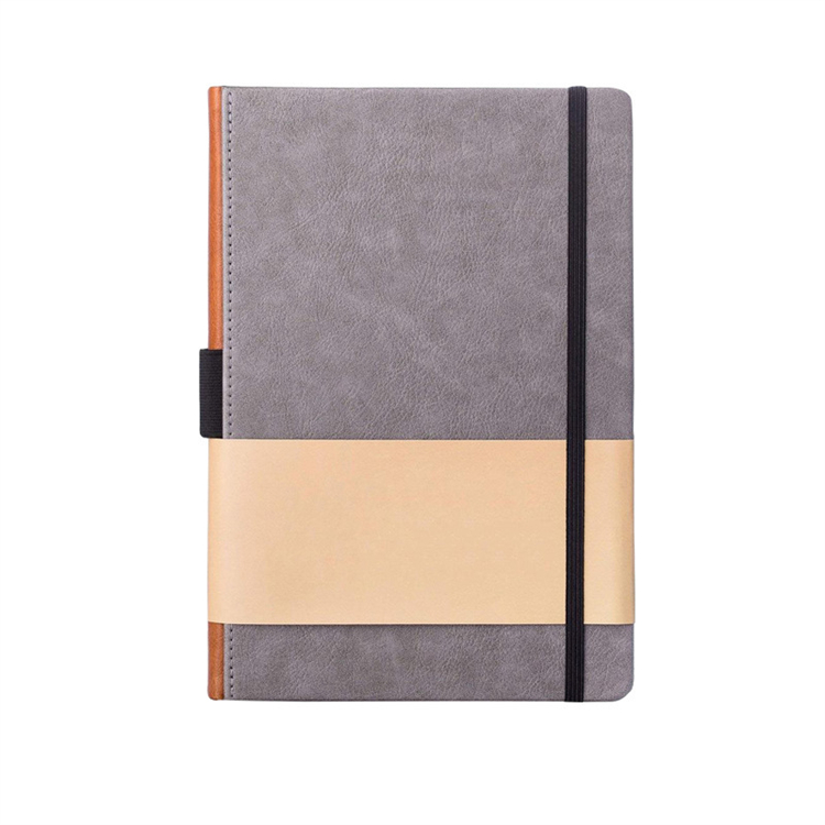A5 Spine with Pen Insert Double Ribbon Bookmark Notebook