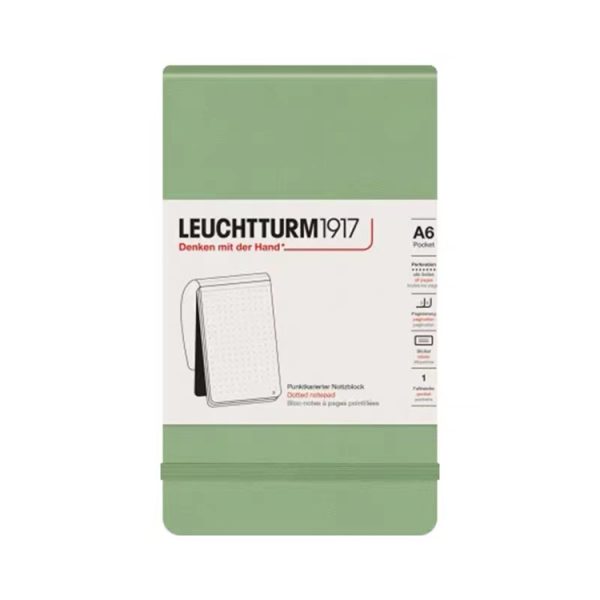 A6 leather cover hardcover portable calendar pocket book - Image 3
