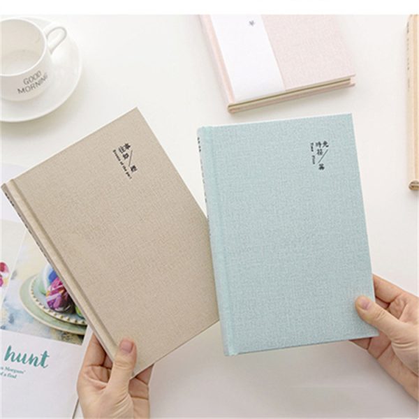 A5 fresh and simple paper cover hardcover calendar notebook - Image 2
