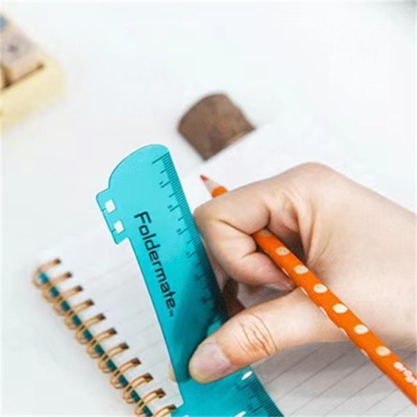 PP cover Spiral notebook Front pocket Built-in soft ruler - Image 4
