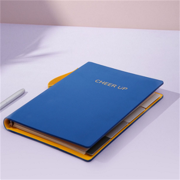 Binder notebook with binder A4 A5 handle leather journal - Image 4