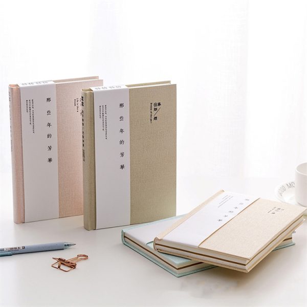 A5 fresh and simple paper cover hardcover calendar notebook - Image 5