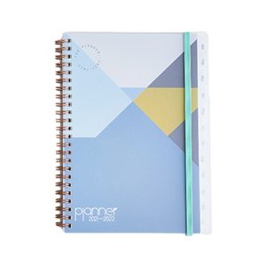 A5 paper cover elastic band spiral bound journal