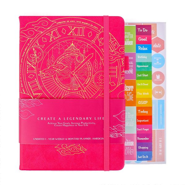 Hardcover Notepad A5 Super Thick Learning Management Notebook - Image 3
