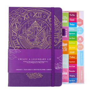 Hardcover Notepad A5 Super Thick Learning Management Notebook