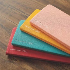 B6 Leather Cover Untextured Portable Pocket Notebook