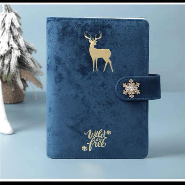 A6 suede material mermaid hand & pocket notebook - Image 2