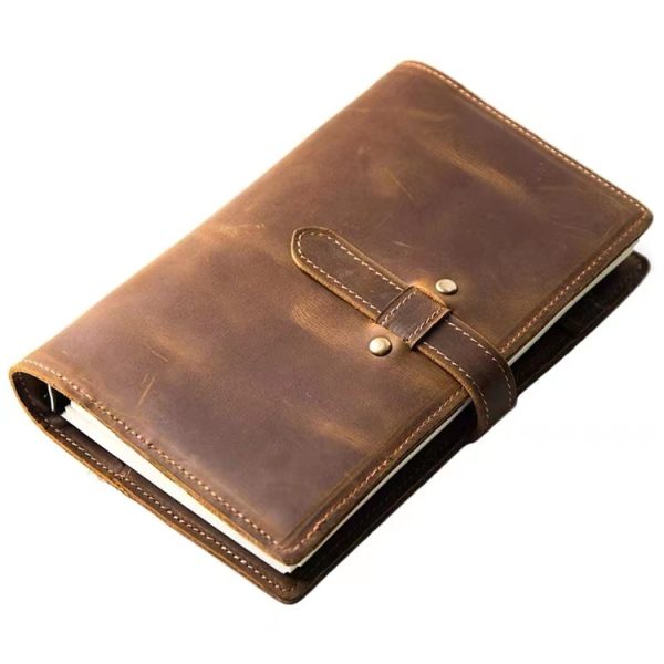 A6 PU leather cover loose-leaf binding traveler's diary - Image 3