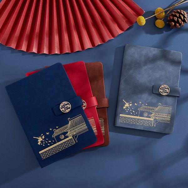 Chinese retro style company customized notebook gift box set - Image 2