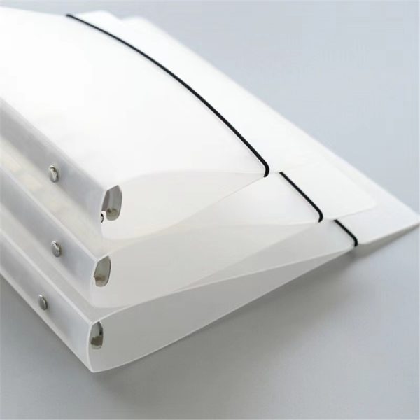 A5/A6/A4 loose-leaf binding transparent frosted PP cover - Image 4