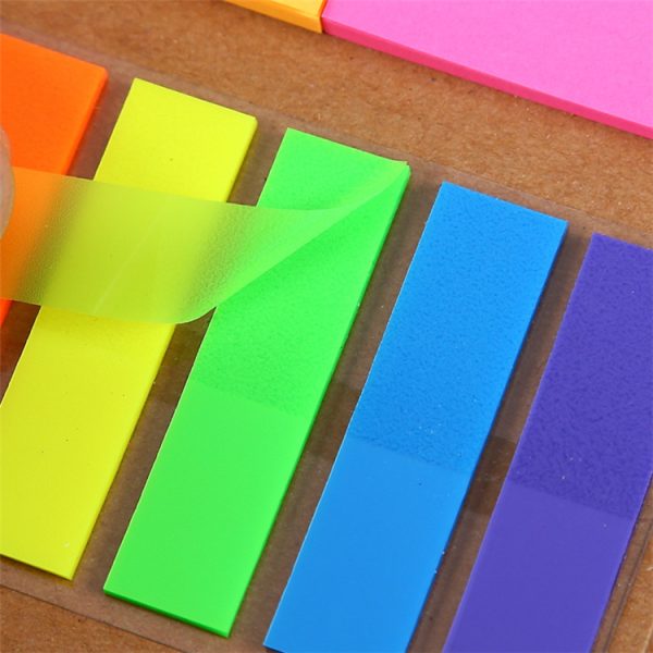 A6 Kraft Cover Spiral Bound Notebook with Colored Sticky Notes - Image 4