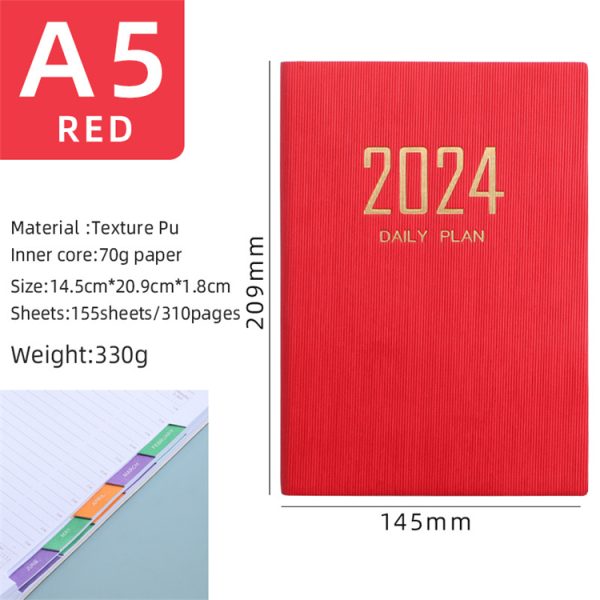 2025 A5 365-day schedule book time management planner - Image 9