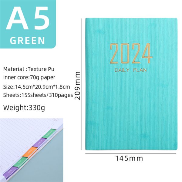 2025 A5 365-day schedule book time management planner - Image 5