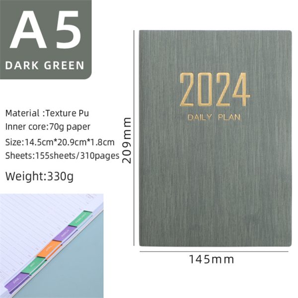 2025 A5 365-day schedule book time management planner - Image 4