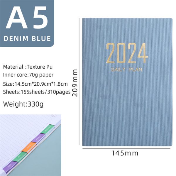 2025 A5 365-day schedule book time management planner - Image 6