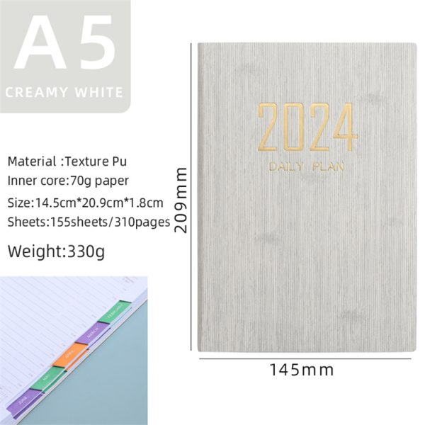 2025 A5 365-day schedule book time management planner - Image 8