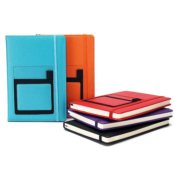 A5 Size PU Leather Cover Cover Pocket Design Journal - Image 4