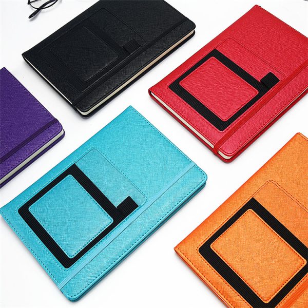 A5 Size PU Leather Cover Cover Pocket Design Journal - Image 3