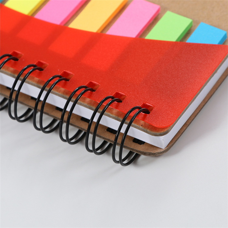 a5-size-cardboard-cover-post-it-note-planner-with-pen-slot