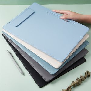 A4 size PU material office file folder writing folder