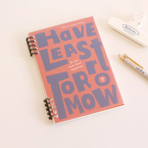 B5 size 10 holes transparent paper cover loose-leaf notebook - Image 4
