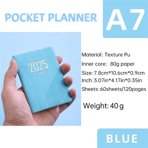 2025 A7 365-day schedule book time management planner - Image 2