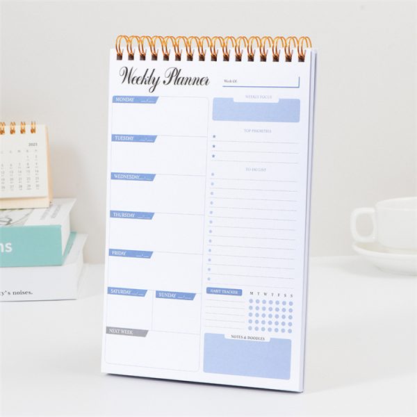 Daily planner A5 full English time management list - Image 2