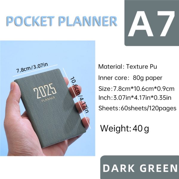2025 A7 365-day schedule book time management planner - Image 5