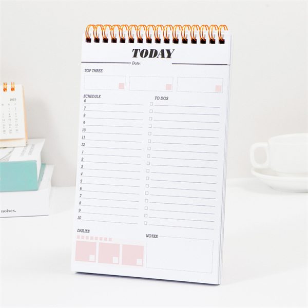 Daily planner A5 full English time management list - Image 5
