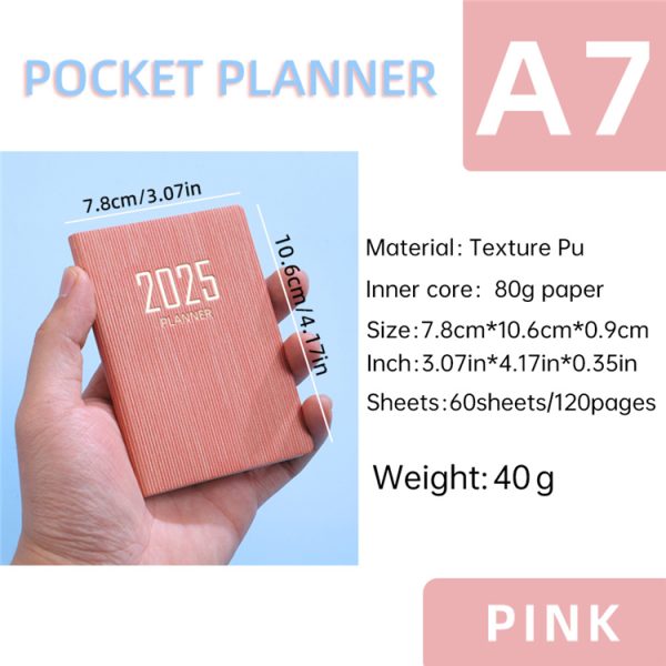 2025 A7 365-day schedule book time management planner - Image 3
