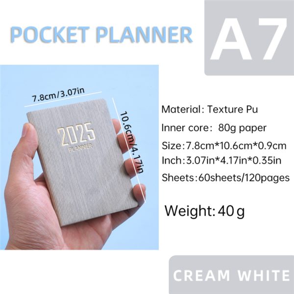 2025 A7 365-day schedule book time management planner - Image 9